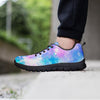 Pink and Blue Galaxy Space Men's Sneakers-grizzshop