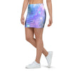 Pink and Blue Galaxy Space Mini Skirt-grizzshop