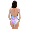 Pink and Blue Galaxy Space One Piece Swimsuite-grizzshop