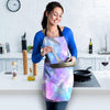 Pink and Blue Galaxy Space Women's Apron-grizzshop