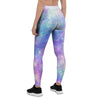 Pink and Blue Galaxy Space Women's Leggings-grizzshop