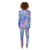 Pink and Blue Galaxy Space Women's Pajamas-grizzshop