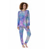 Pink and Blue Galaxy Space Women's Pajamas-grizzshop