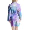 Pink and Blue Galaxy Space Women's Robe-grizzshop