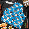 Pirate Bear Pattern Print Men's Apron-grizzshop