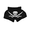 Pirate Flag Calico Jack Print Muay Thai Boxing Shorts-grizzshop