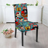 Pirate Pattern Print Chair Cover-grizzshop