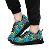 Pirate Pattern Print Sneaker Shoes For Men Women-grizzshop