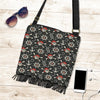 Pirate Skull Pattern Print Crossbody bags-grizzshop