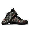 Pirate Skull Pattern Print Sneaker Shoes For Men Women-grizzshop