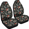 Pirate Skull Pattern Print Universal Fit Car Seat Covers-grizzshop