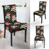 Pirate Skull Print Pattern Chair Cover-grizzshop