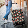 Pirate Skull Print Pattern Luggage Cover Protector-grizzshop