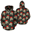 Pirate Skull Print Pattern Men Women Pullover Hoodie-grizzshop