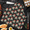 Pirate Skull Print Pattern Men's Apron-grizzshop