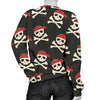 Pirate Skull Print Pattern Women's Sweatshirt-grizzshop