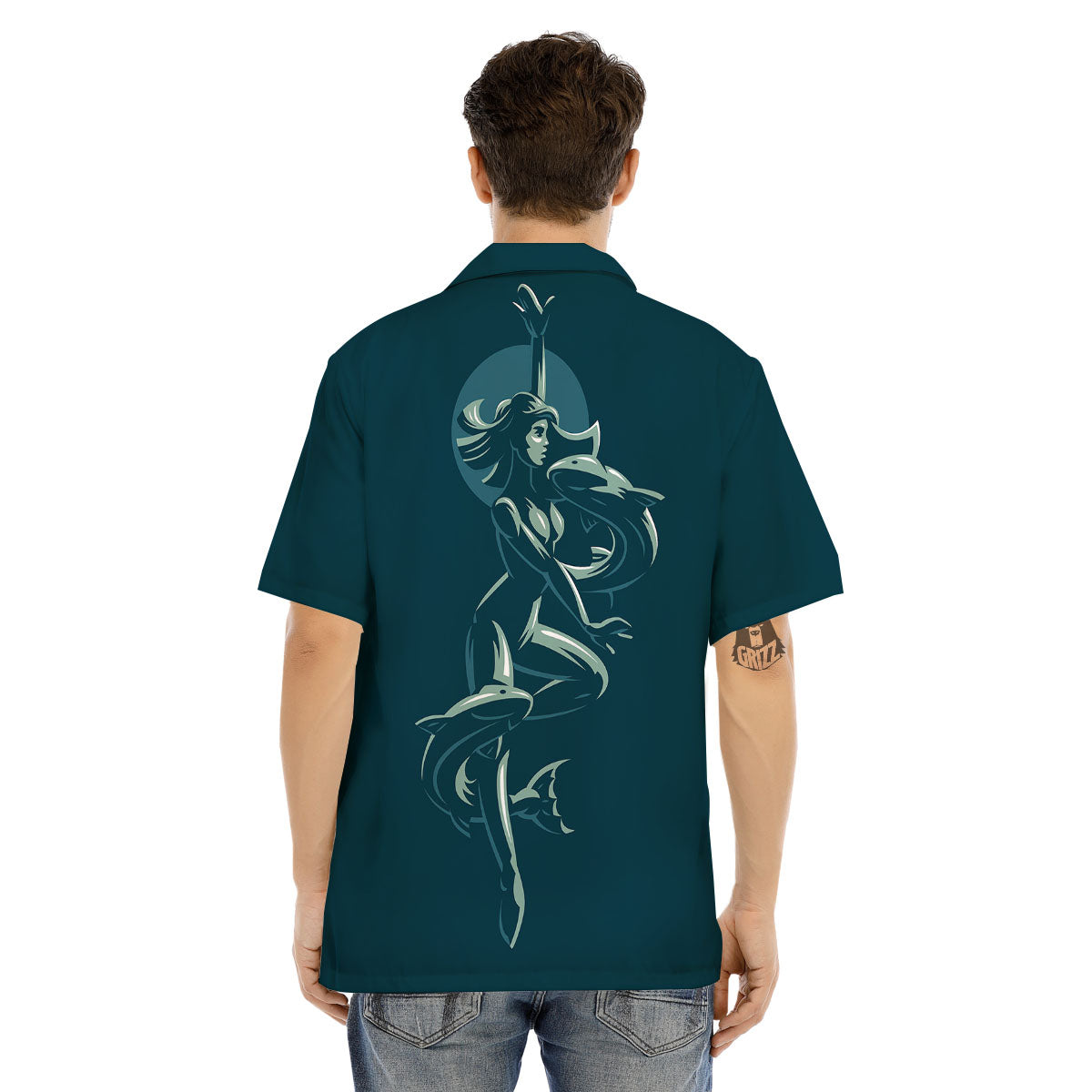 Pisces Sign Astrology Print Men's Hawaiian Shirt-grizzshop