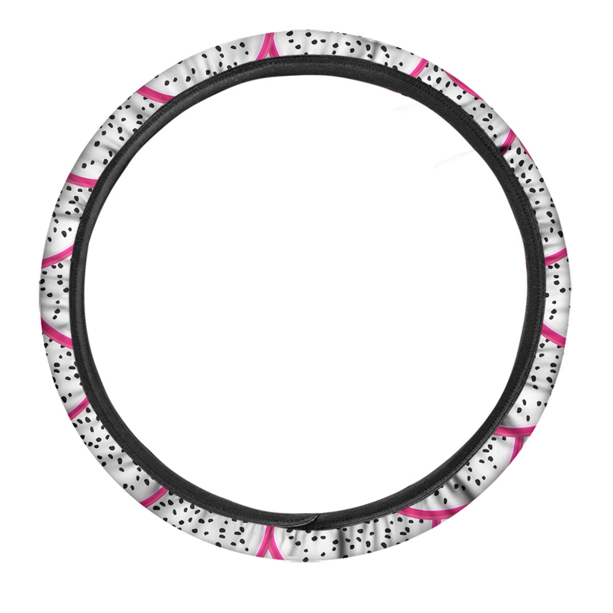 Pitaya Pattern Print Car Steering Wheel Cover-grizzshop