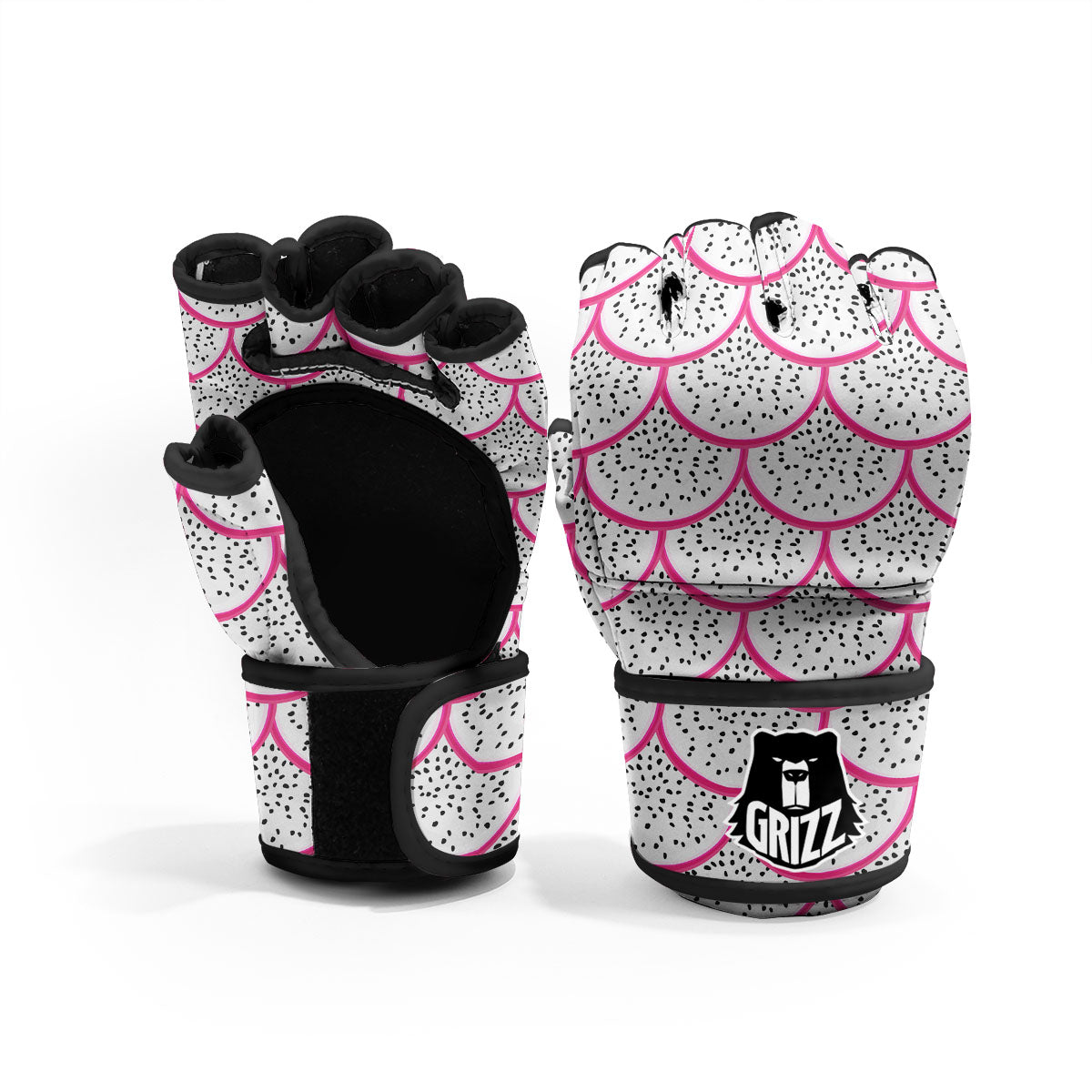 Pitaya Pattern Print MMA Gloves-grizzshop