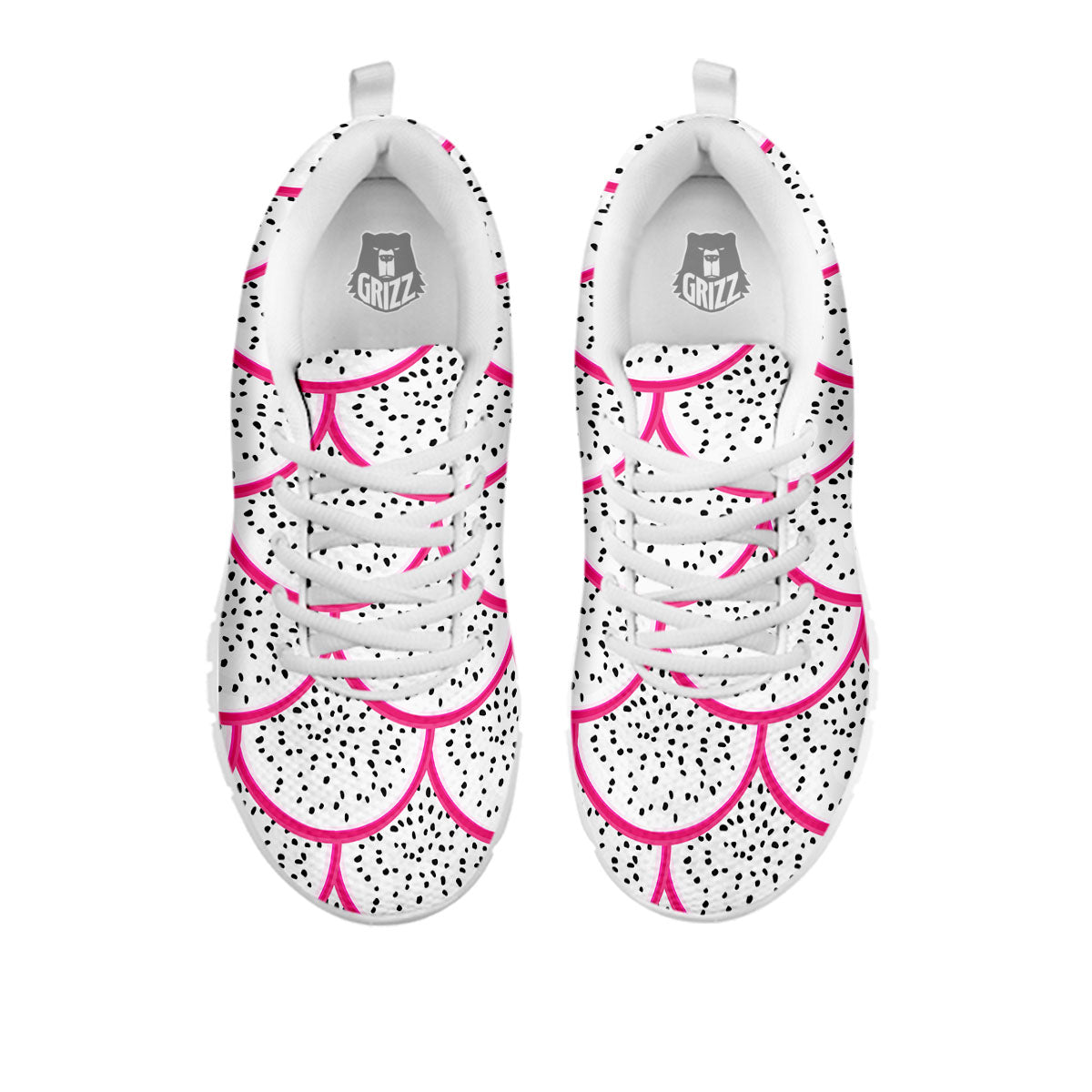 Pitaya Pattern Print White Sneaker-grizzshop