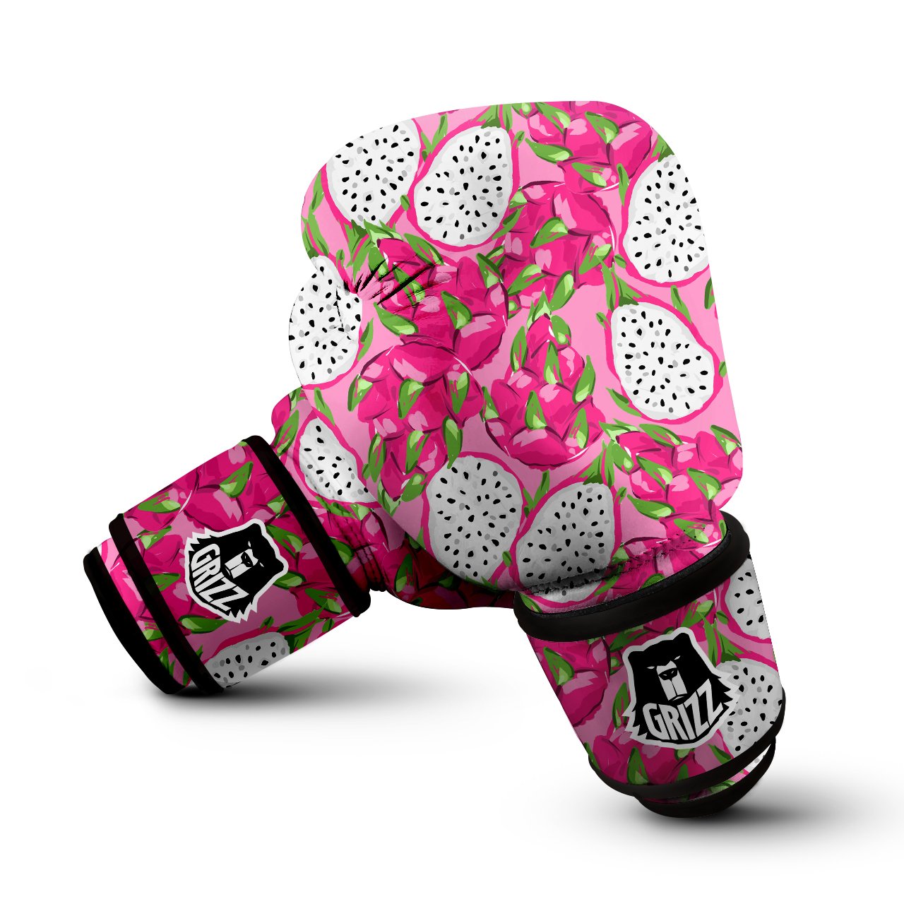 Pitaya Tropical Print Pattern Boxing Gloves-grizzshop