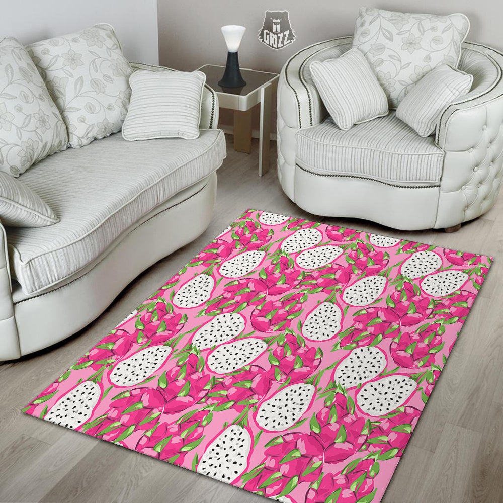 Pitaya Tropical Print Pattern Floor Mat-grizzshop