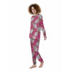 Pitaya Tropical Print Pattern Women's Pajamas-grizzshop