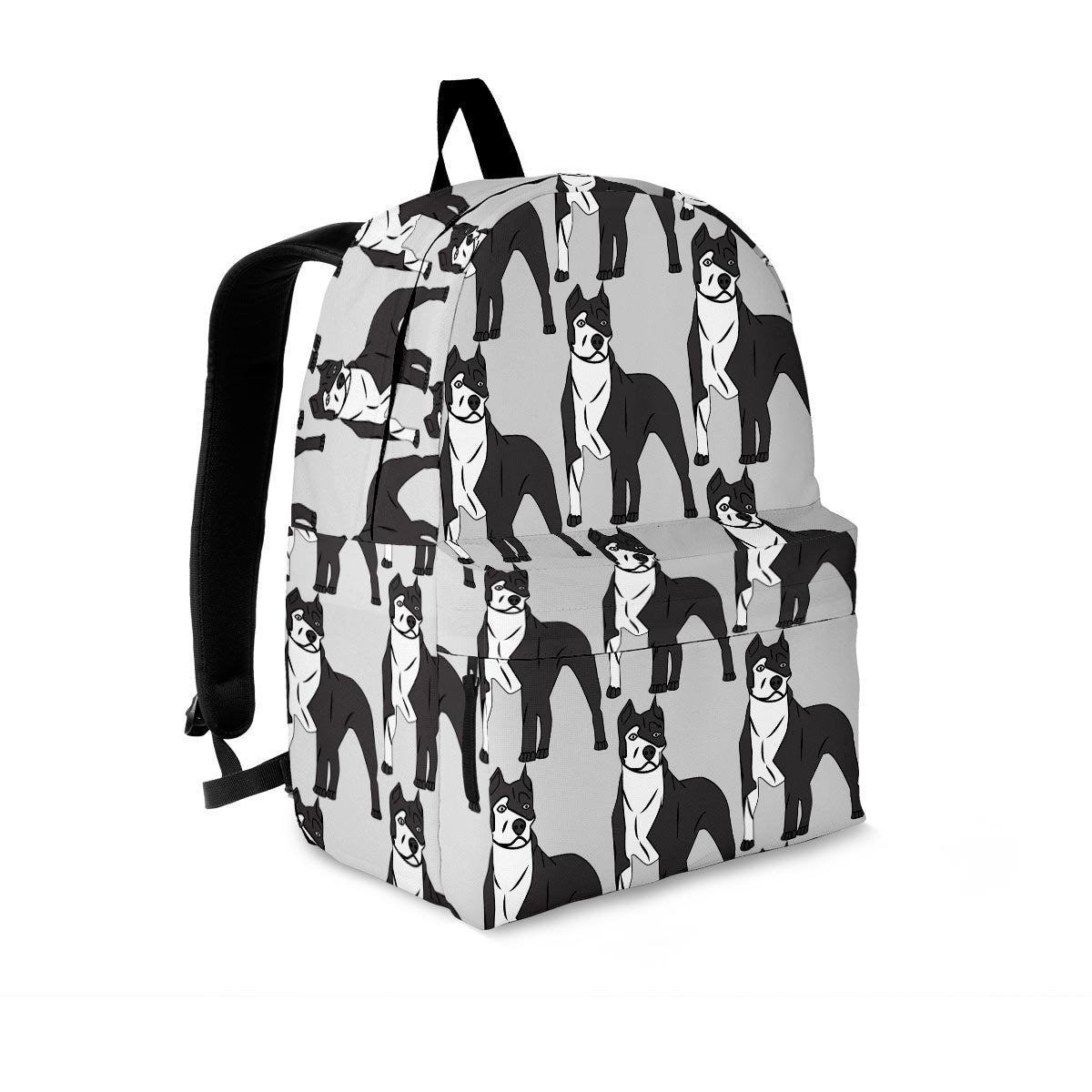 Pitbull Print Backpack-grizzshop