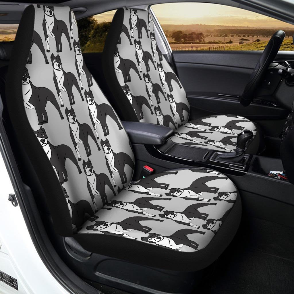 Pitbull Print Car Seat Covers-grizzshop