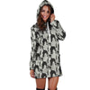 Pitbull Print Hoodie Dress-grizzshop