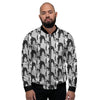 Pitbull Print Men's Bomber Jacket-grizzshop