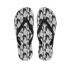 Pitbull Print Men's Flip Flops-grizzshop