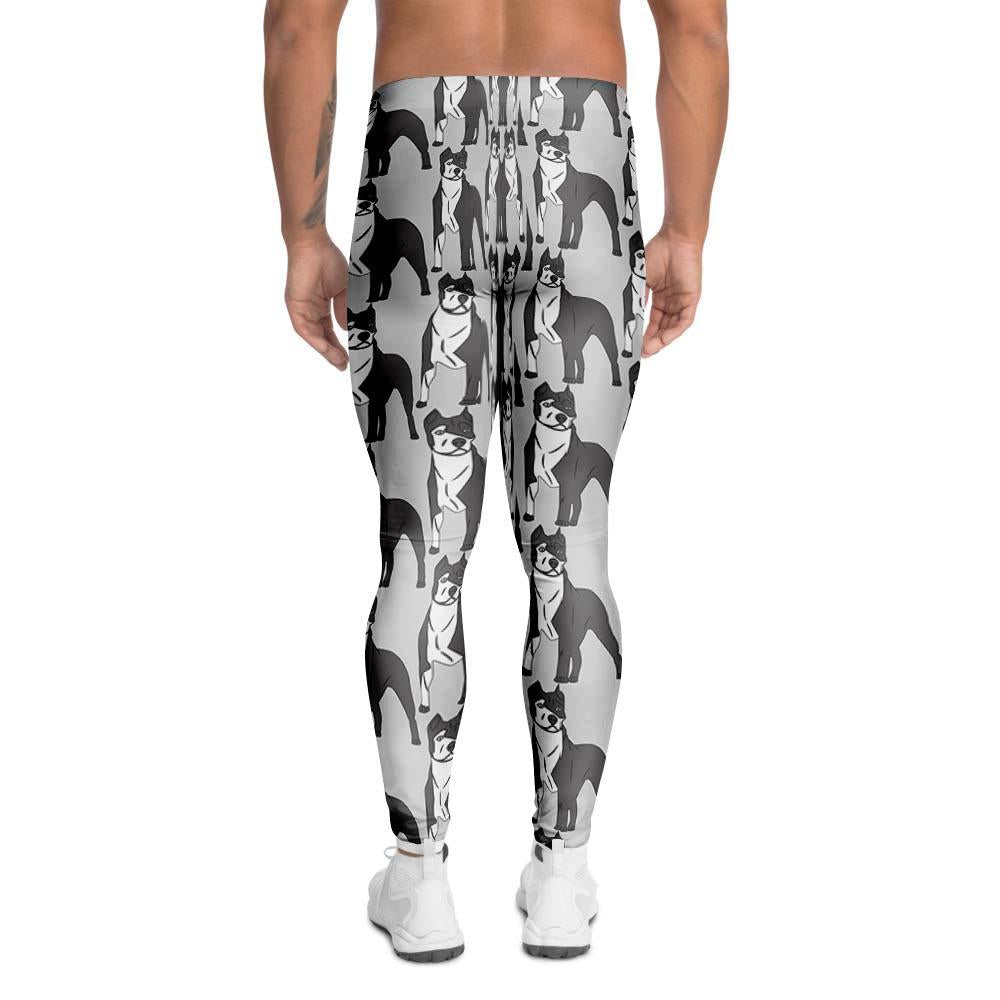 Pitbull Print Men's Leggings-grizzshop