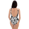 Pitbull Print One Piece Swimsuite-grizzshop