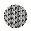 Pitbull Print Round Rug-grizzshop