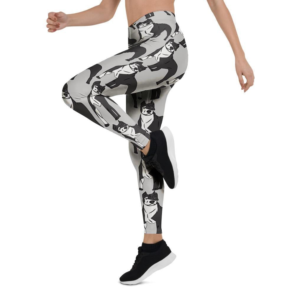 Pitbull Print Women's Leggings-grizzshop