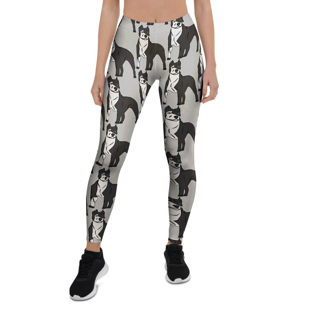 Pitbull Print Women's Leggings-grizzshop