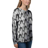 Pitbull Print Women's Sweatshirt-grizzshop