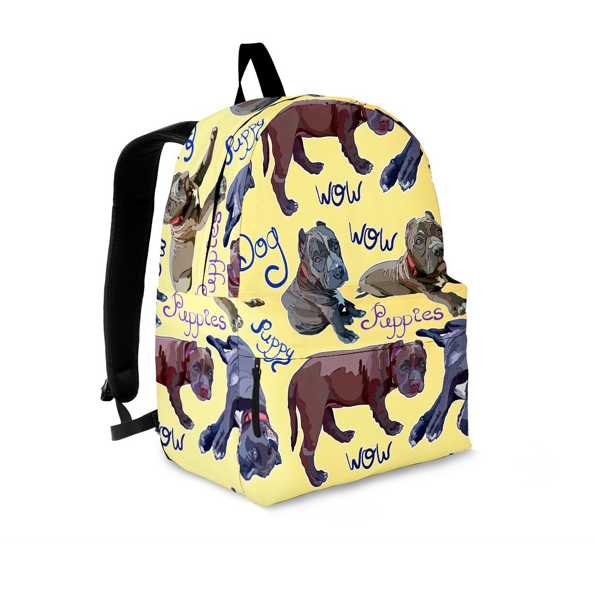 Pitbull Puppy Backpack-grizzshop