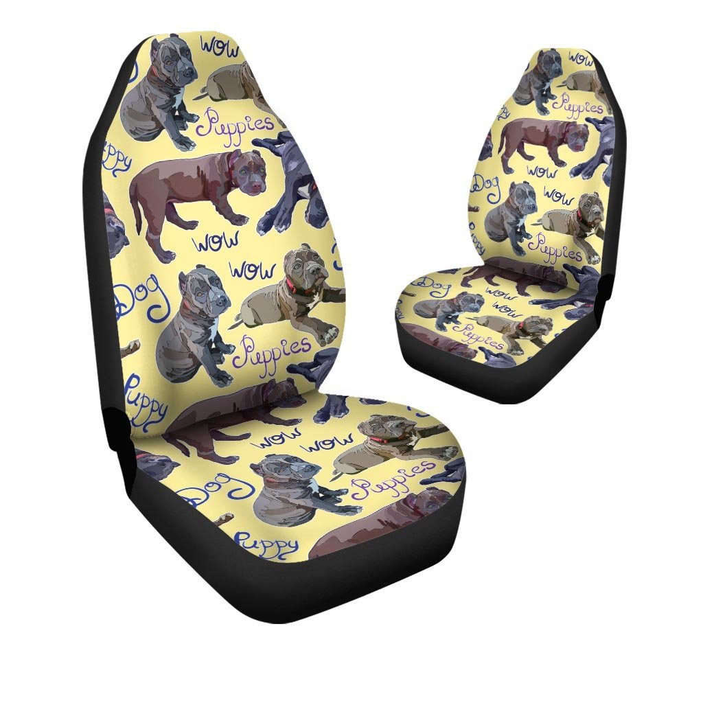 Pitbull Puppy Car Seat Covers-grizzshop