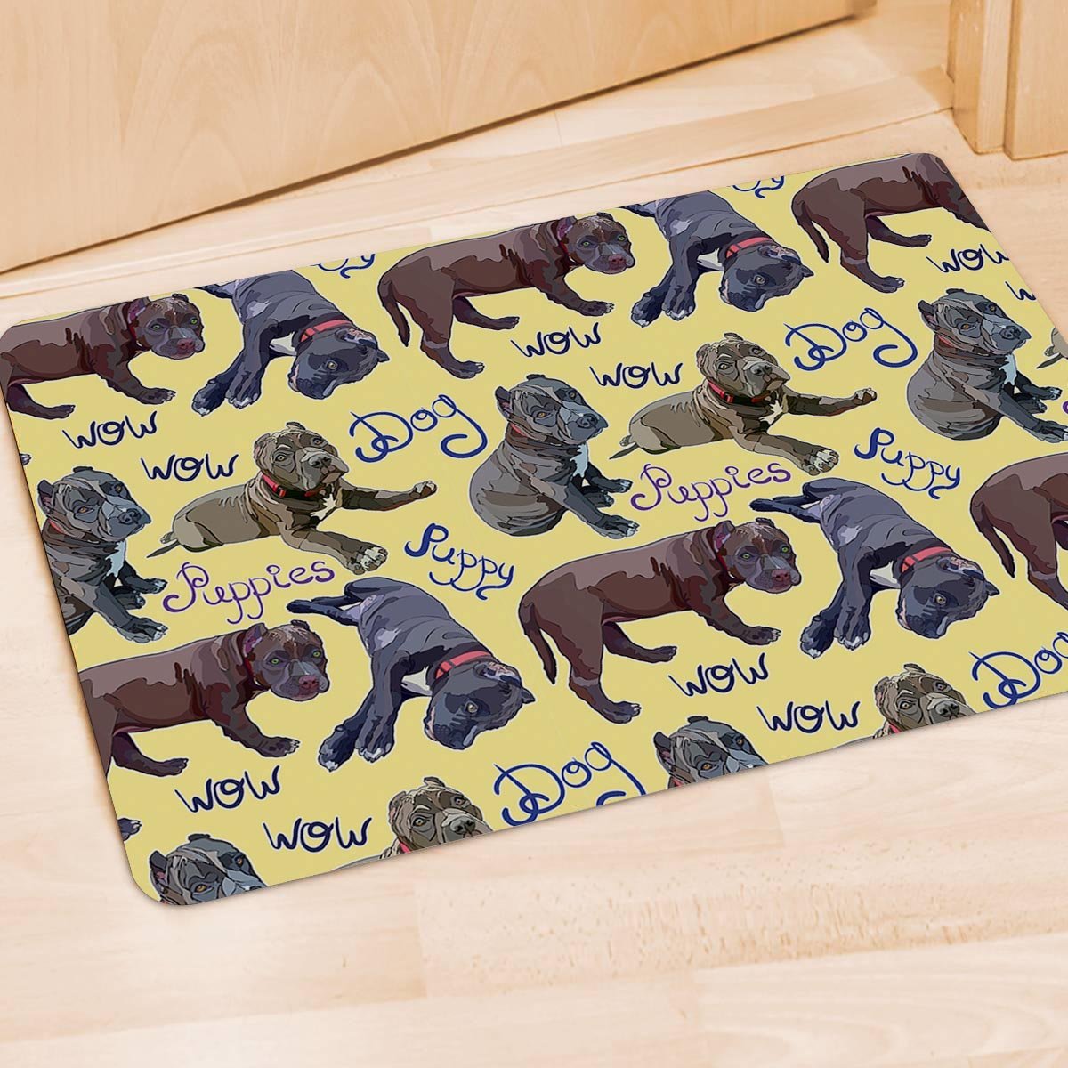 Pitbull Puppy Door Mat-grizzshop