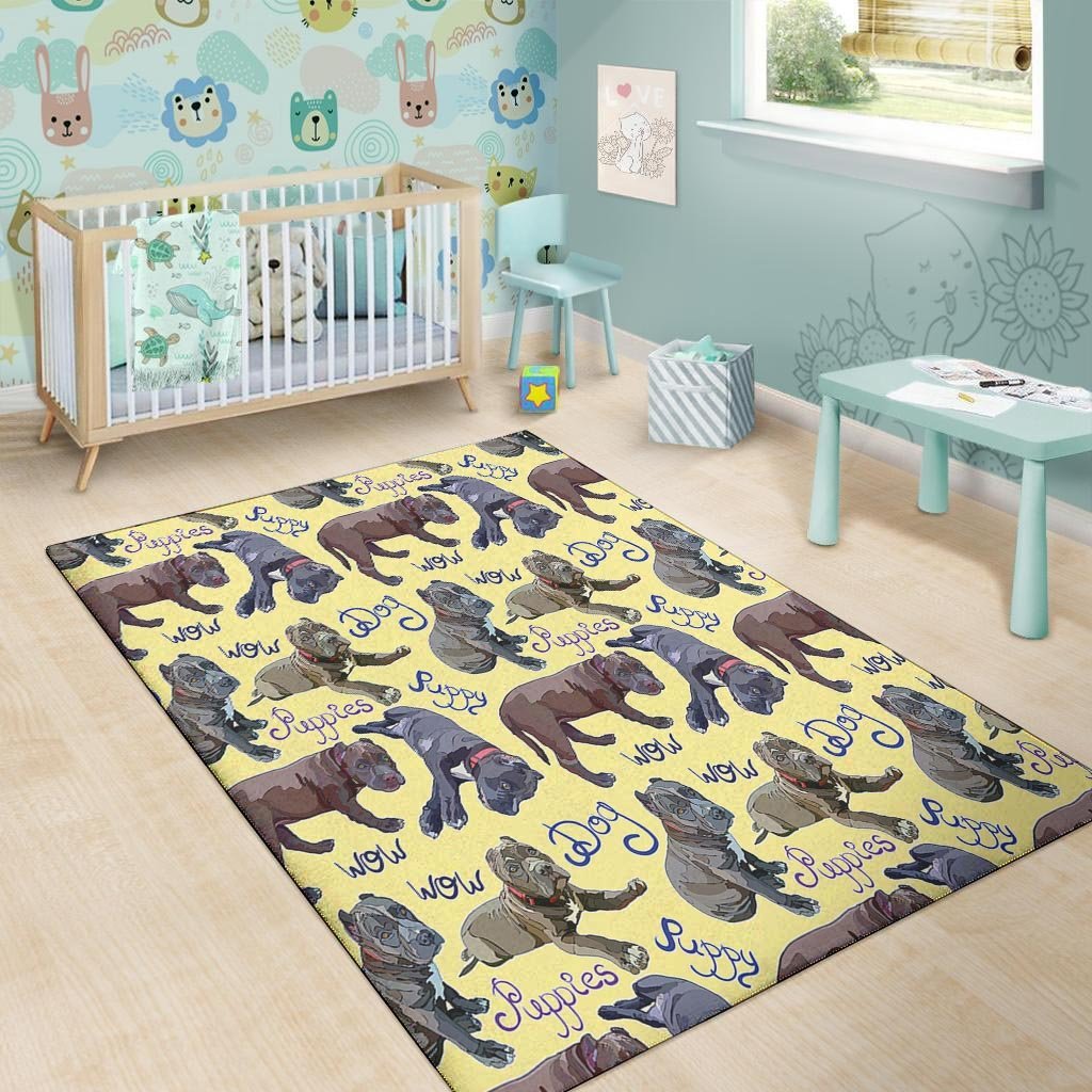 Pitbull Puppy Floor Mat-grizzshop