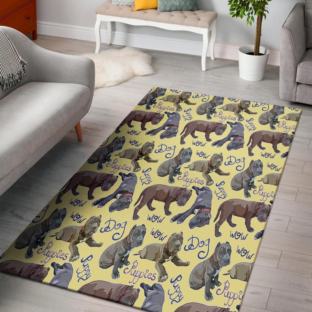 Pitbull Puppy Floor Mat-grizzshop