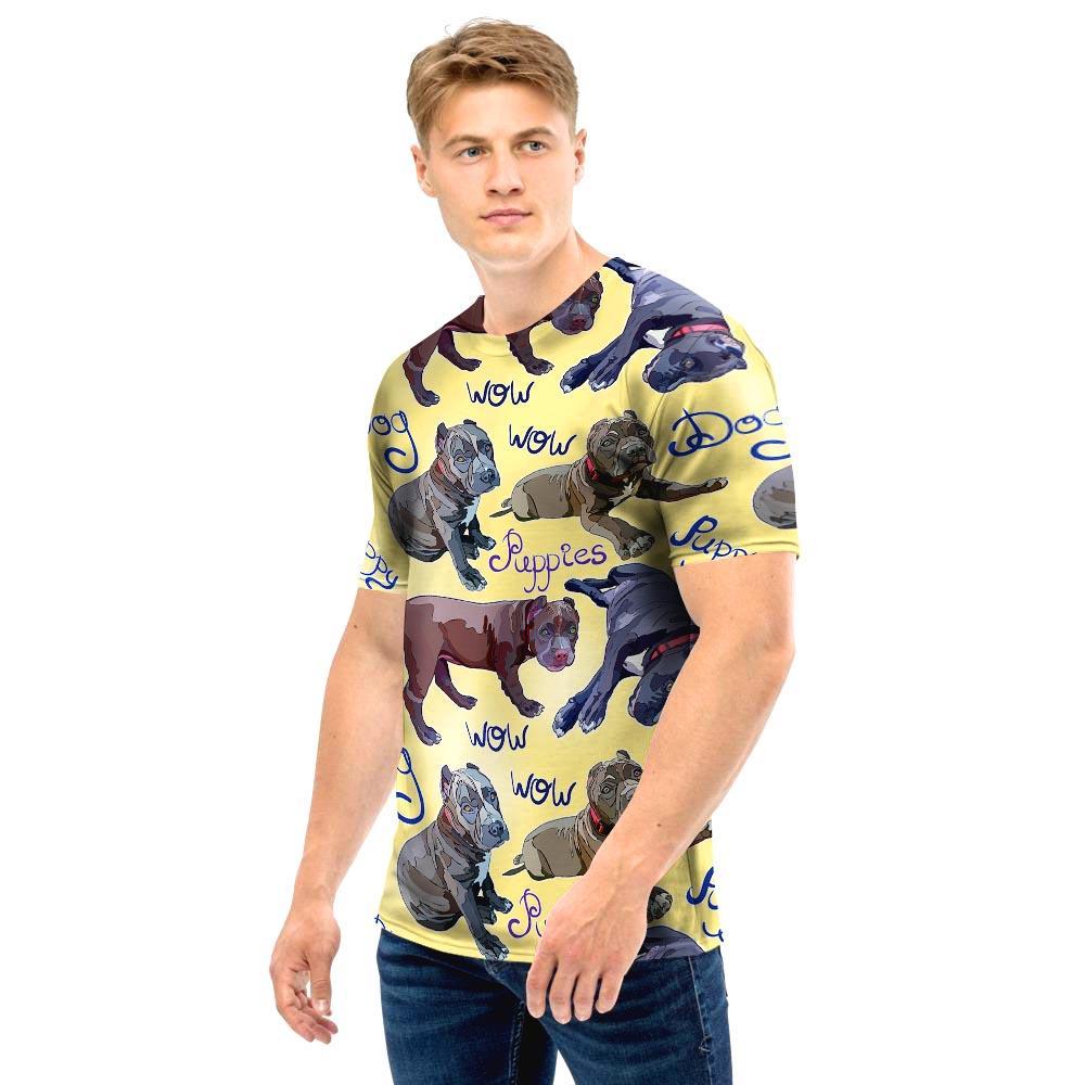 Pitbull Puppy Men T Shirt-grizzshop