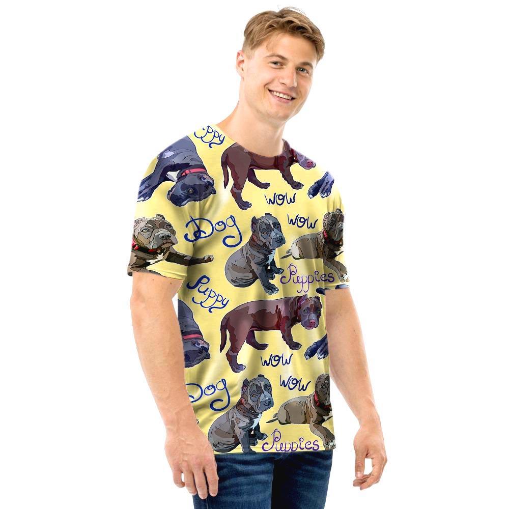 Pitbull Puppy Men T Shirt-grizzshop