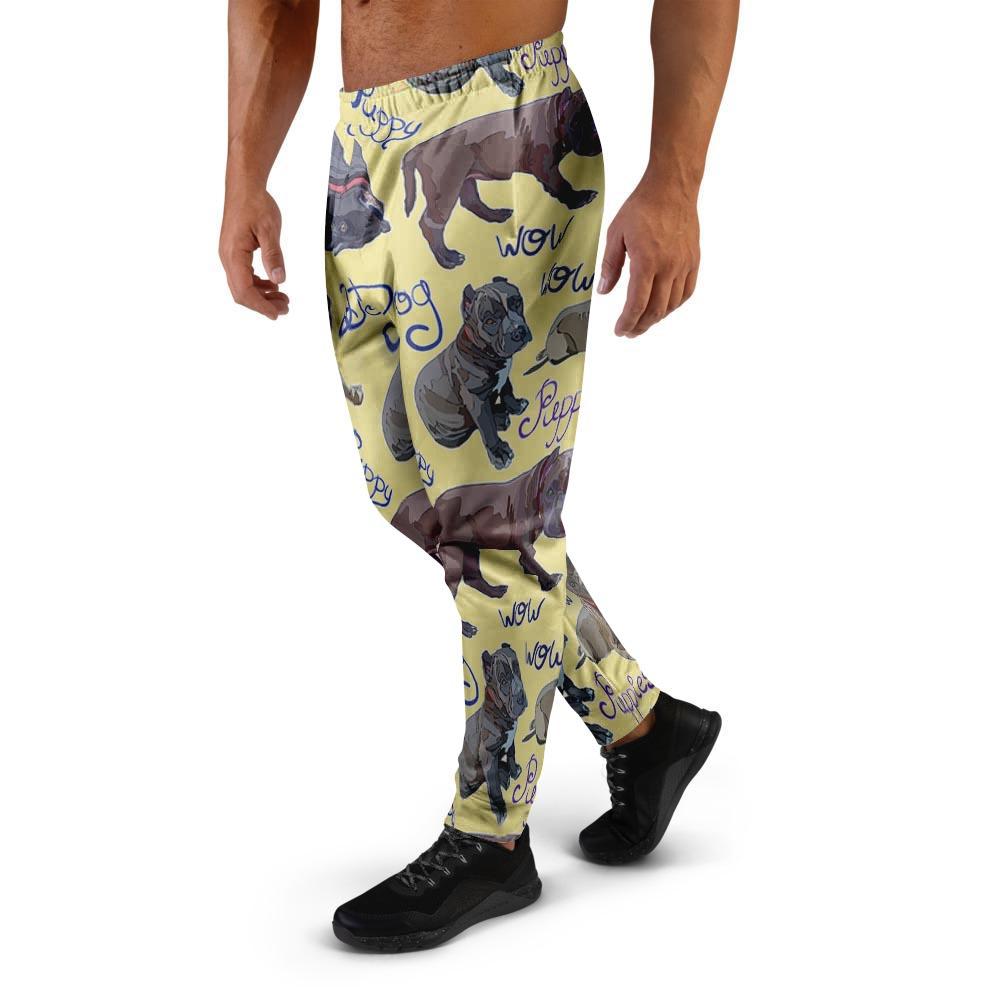 Pitbull Puppy Men's Joggers-grizzshop
