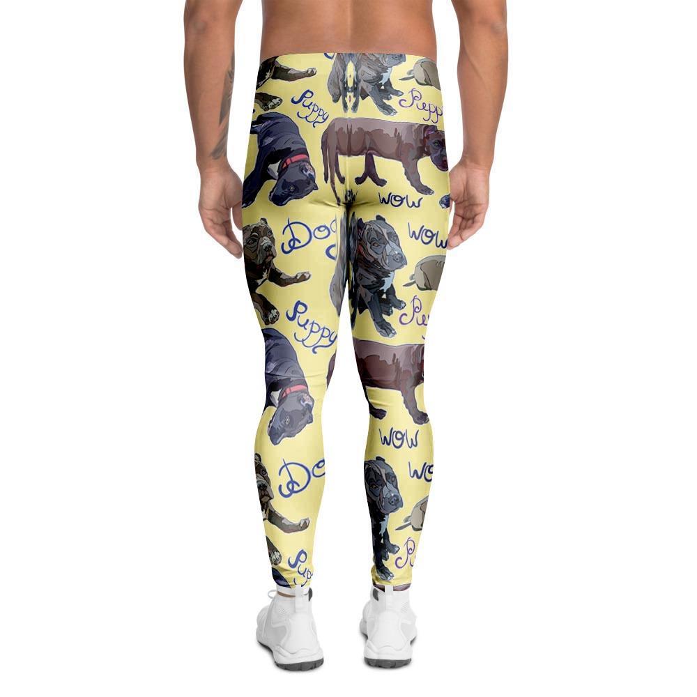 Pitbull Puppy Men's Leggings-grizzshop