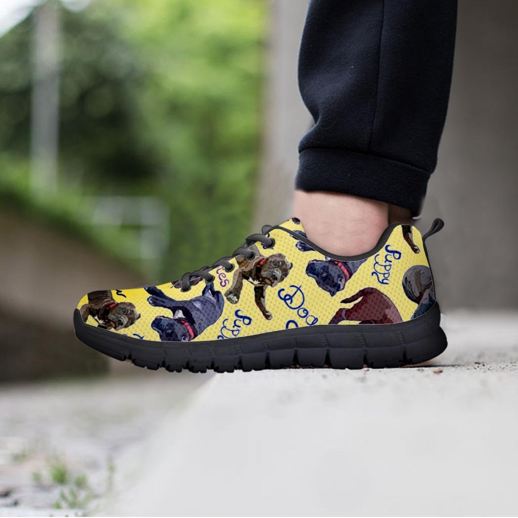 Pitbull Puppy Women's Sneakers-grizzshop