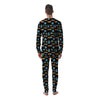 Pixel Art Space 8 Bit Print Pattern Men's Pajamas-grizzshop