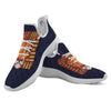 Pixel Leo Print White Athletic Shoes-grizzshop